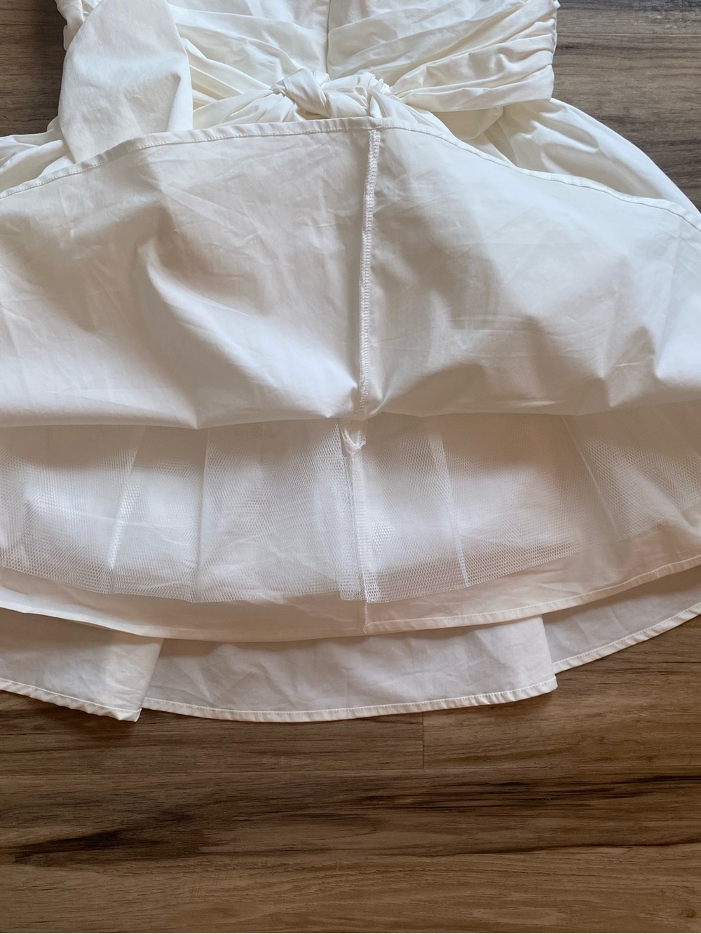 Babyboo Gorgeous Ivory Strapless Mini Dress Katrina- L Fits like a Medium 6/8 - Picture 6 of 13